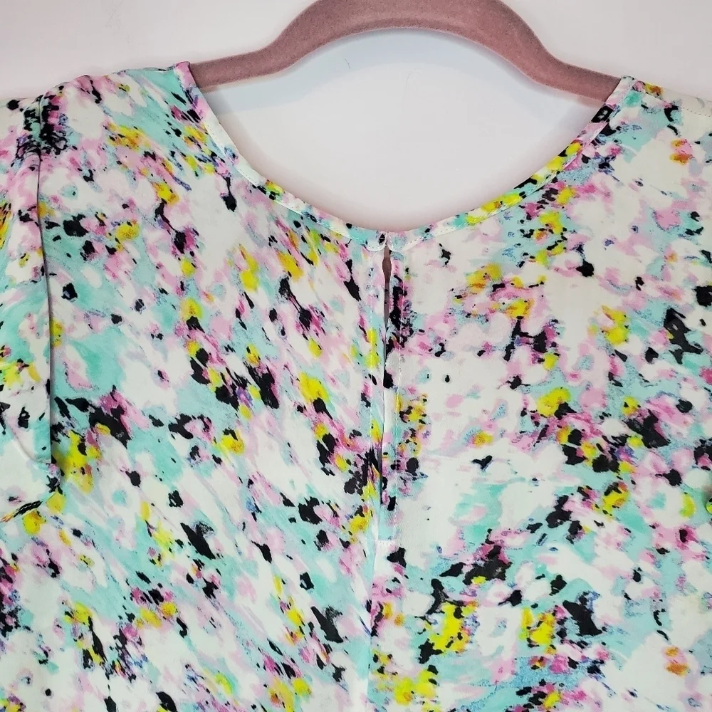 I Heart Ronson Large Work Office Blouse Ruffles - Picture 4 of 14